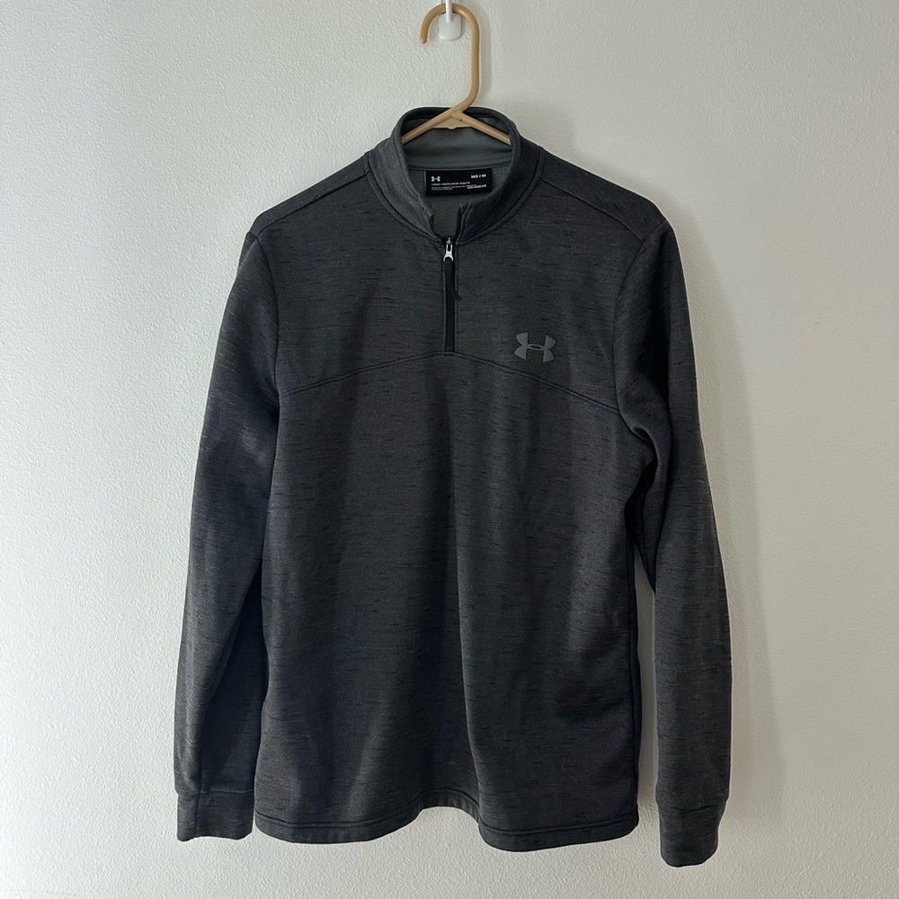 Under Armour Gray Quarter-Zip Pullover | Size M